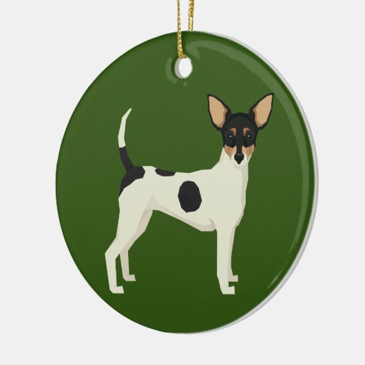 Speelgoed Fox Terrier Ornament (Links)