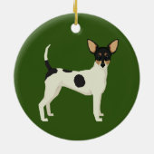 Speelgoed Fox Terrier Ornament (Achterkant)