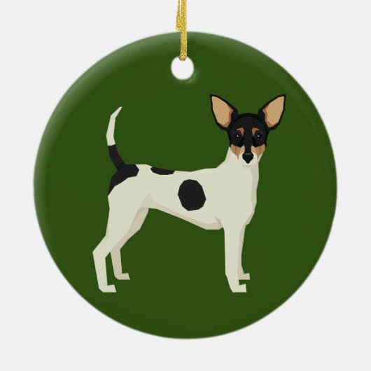 Speelgoed Fox Terrier Ornament (Achterkant)