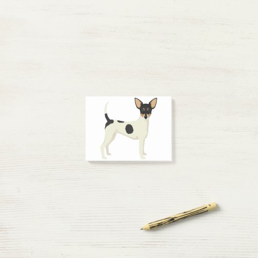 Speelgoed Fox Terrier Post-it® Notes (Op bureau)