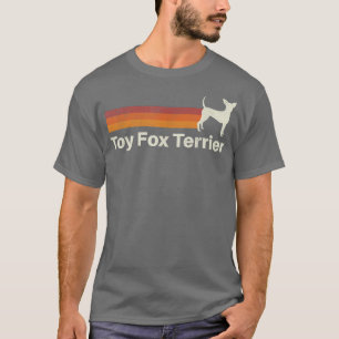  Speelgoed Fox Terrier Retro mama papa Dog T-Shirt