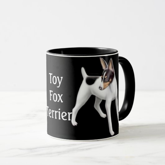 Speelgoed Fox Terrier Ringer Mok (Voorkant rechts)