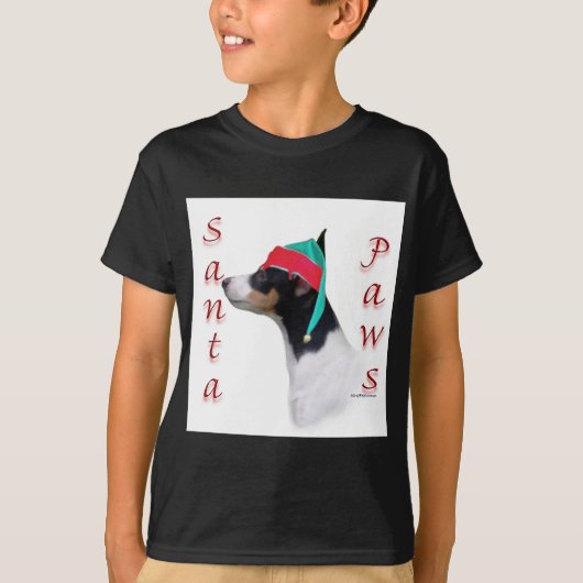 Speelgoed Fox Terrier Santa Paws T-shirt (Voorkant)