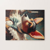  Speelgoed Fox Terrier schilderij Legpuzzel (Horizontaal)