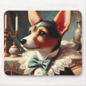 Speelgoed Fox Terrier schilderij Muismat (Voorkant)