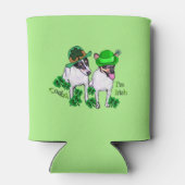 Speelgoed Fox Terrier St Patricks Day Blikjeskoeler (Achterkant)