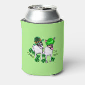 Speelgoed Fox Terrier St Patricks Day Blikjeskoeler (Blikje Achterkant)