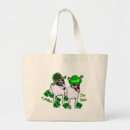 Speelgoed Fox Terrier St Pattys Grote Tote Bag