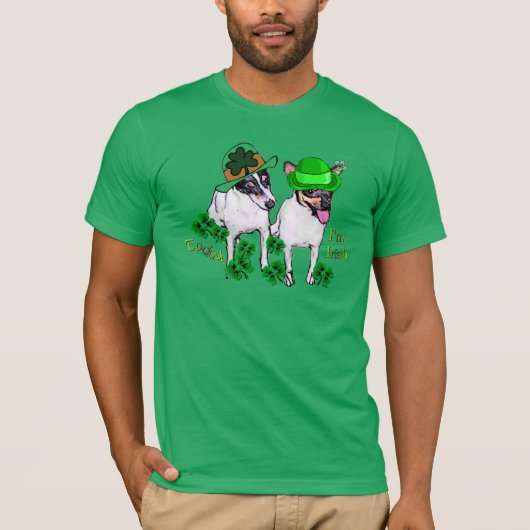 Speelgoed Fox Terrier St Pattys T-shirt (Voorkant)