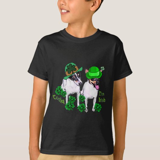Speelgoed Fox Terrier St Pattys T-shirt (Voorkant)