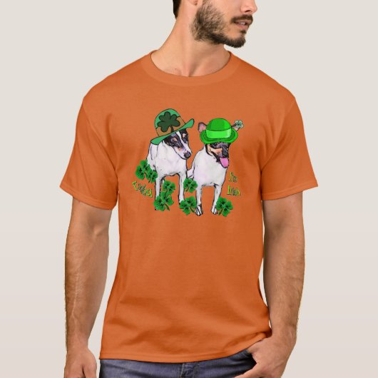 Speelgoed Fox Terrier St Pattys T-shirt (Voorkant)