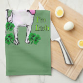 Speelgoed Fox Terrier St Pattys Theedoek (Quarter Fold)