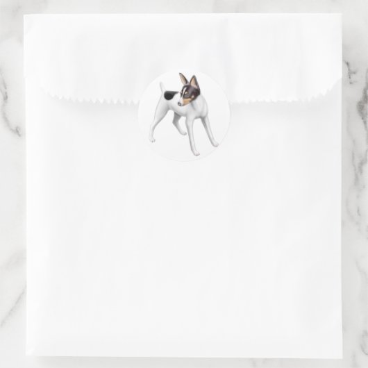 Speelgoed Fox Terrier Sticker (Tas)