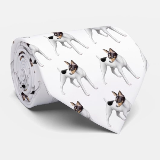 Speelgoed Fox Terrier Stropdas (Opgerold)