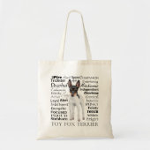 Speelgoed Fox Terrier Traits Canvas tas (Voorkant)