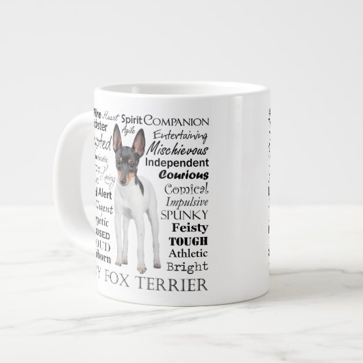 Speelgoed Fox Terrier Traits Jumbo Mok (Links)