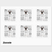 Speelgoed Fox Terrier Traits Stickers (Vel)