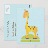 Speelgoed Giraffee Briefkaart (Voorkant / Achterkant)