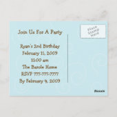 Speelgoed Giraffee Briefkaart (Achterkant)