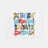 Speelgoed Grappig Nana verhaal Oma Opa Moederdag F Fleece Deken (Voorkant (Horizontaal))