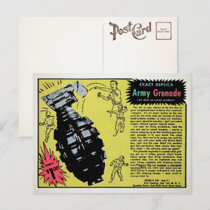  Speelgoed Grenade Advertisement Briefkaart