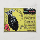 Speelgoed Grenade Advertisement Briefkaart (Voorkant)