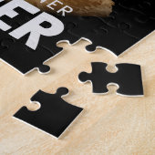 speelgoed-halfrobot van beer. legpuzzel (Zijkant)