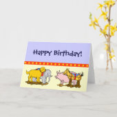  speelgoed Happy Birthday Kaart (Gele Bloem)