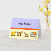  speelgoed Happy Birthday Kaarten (Gele Bloem)