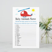 Speelgoed helikopter Baby Animals Name Game (Staand voorkant)