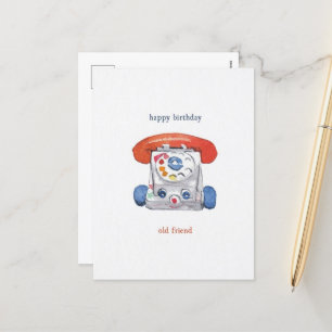 Speelgoed het Briefkaart van de Verjaardag van de