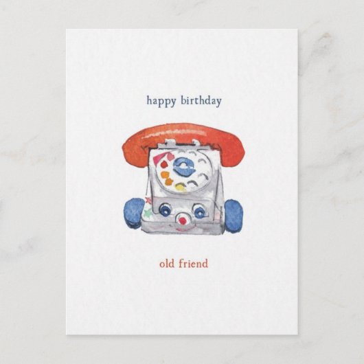  Speelgoed het Briefkaart van de Verjaardag van de (Voorkant)