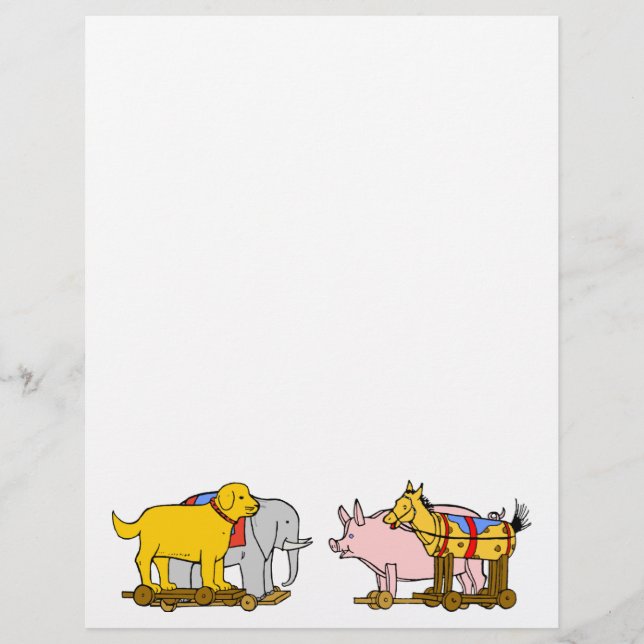  Speelgoed Hond, Paarden, Varkens, olifant (Voorkant)