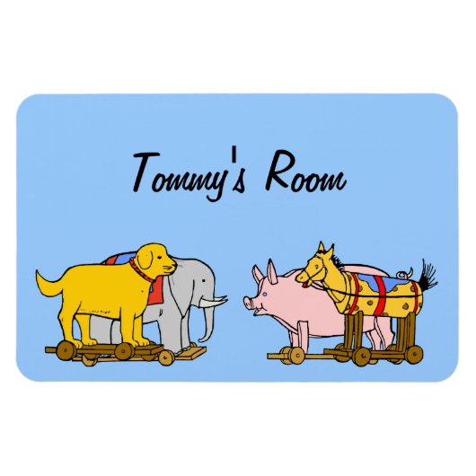  Speelgoed Hond, Paarden, Varkens, olifant Magneet (Horizontaal)