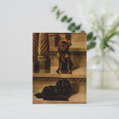  Speelgoed Honden Briefkaart (Staand voorkant)