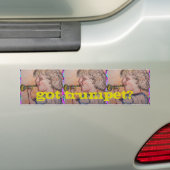 speelgoed hoorn voor kinderen (trompet?) bumpersticker (Op auto)