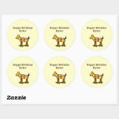 Speelgoed Horse  Art Bewerkbaar Western Ronde Sticker (Vel)