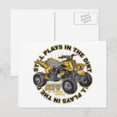 Speelgoed in de Dirt ATV Briefkaart (Voorkant / Achterkant)