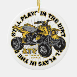 Speelgoed in de Dirt ATV Keramisch Ornament