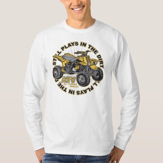 Speelgoed in de Dirt ATV T-shirt (Voorkant)