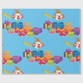 Speelgoed in een doos verpakt papier (Vlak)