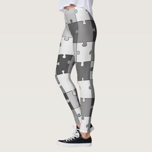 Speelgoed Jigzaag Puzzle Gray Tones Leggings (Links)