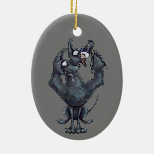 Speelgoed Keramisch Ornament (Achterkant)