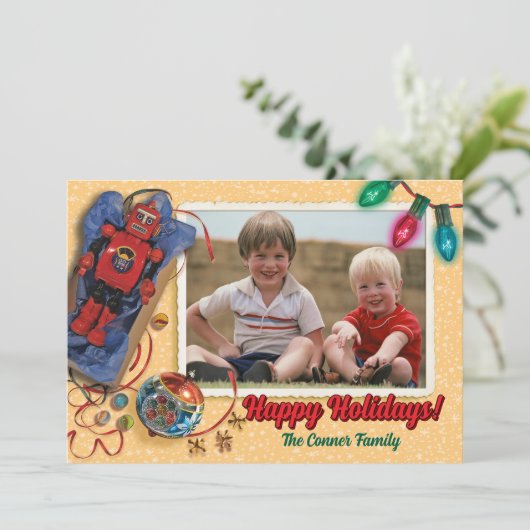 speelgoed Kerstkaarten Kaart (Staand voorkant)