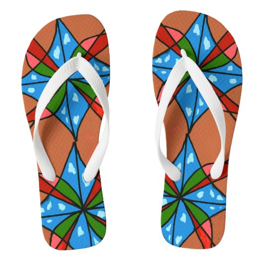 "Speelgoed Kite and Pinwheels" abstracte teenslipp Teenslippers (Voetbed)