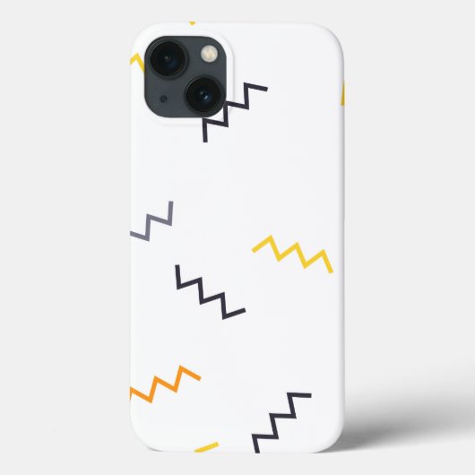 Speelgoed, kleurrijk, trendy, modern memphis zigza Case-Mate iPhone case (Achterkant)