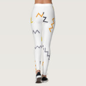 Speelgoed, kleurrijk, trendy, modern memphis zigza leggings (Achterkant)