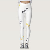 Speelgoed, kleurrijk, trendy, modern memphis zigza leggings (Voorkant)
