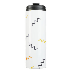 Speelgoed, kleurrijk, trendy, modern memphis zigza thermosbeker