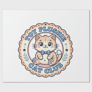 Speelgoed Knuffel Kat Cute Kat T-Shirt Ontwerp - S Cadeaupapier